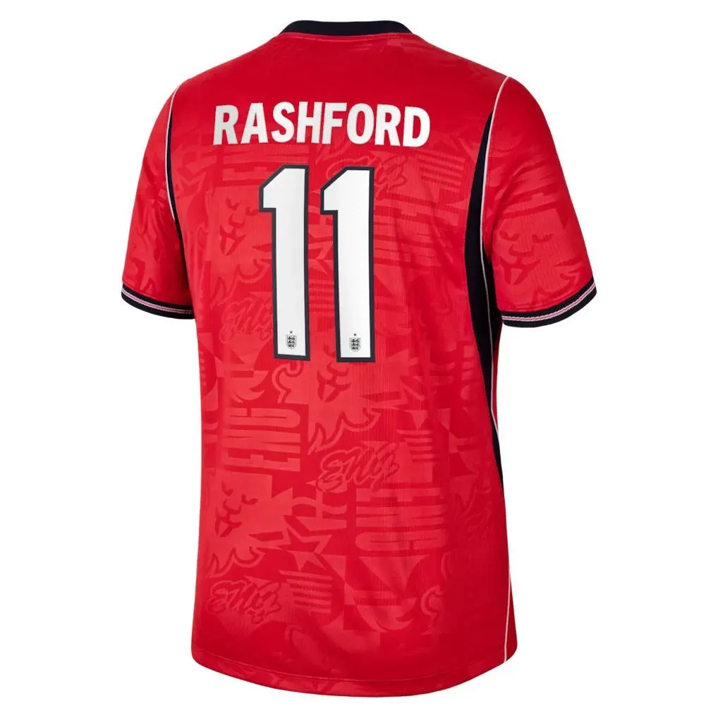 RASHFORD #11. Súprava futbalových detských futbalových majstrovstiev Anglicka vonku 2026 – dres a šortky — view 3