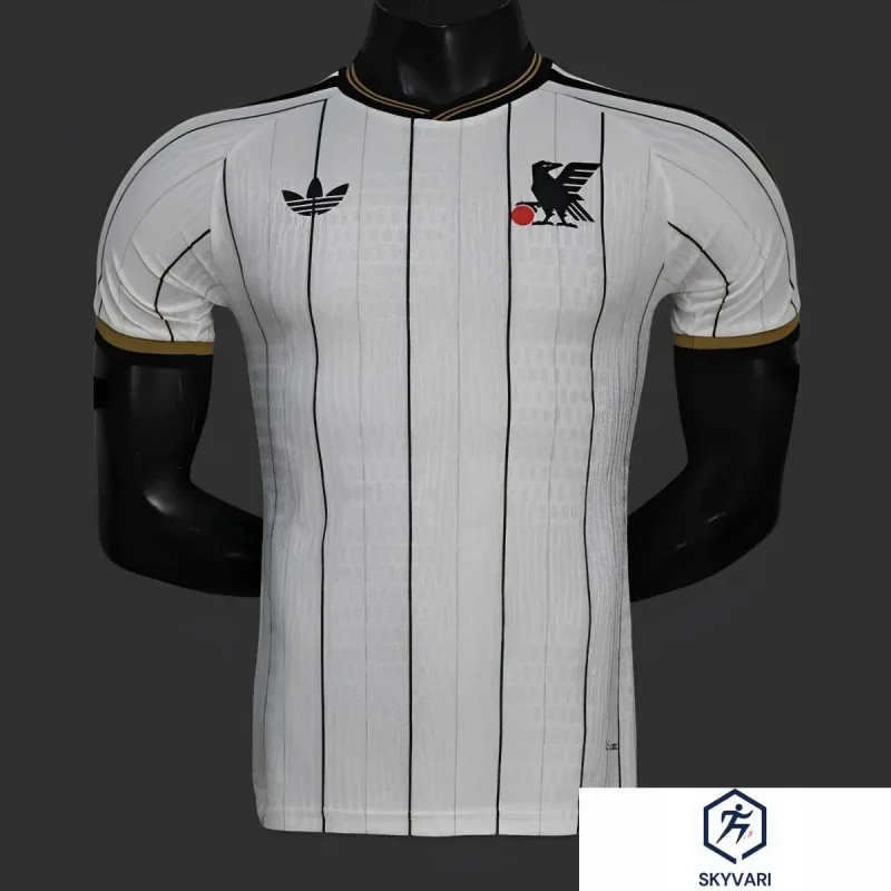 2026 Player Version Japan White with Black Pinstripes Jersey Soccer Football