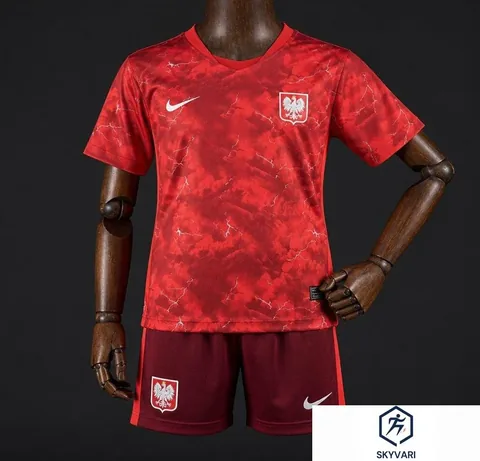 2026 Poland Away Red Jersey Soccer Football
