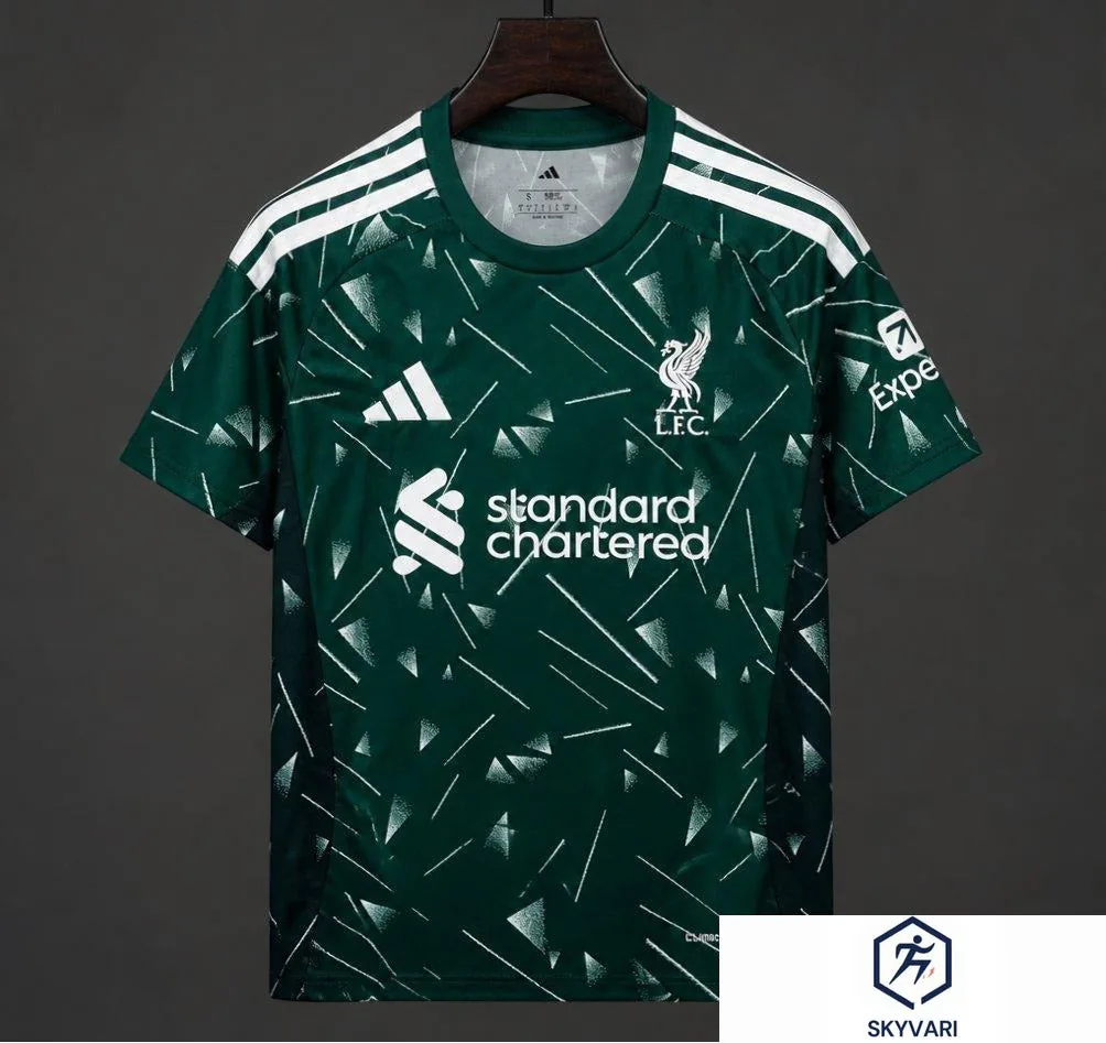 26/27 Liverpool Home Green Goalkeeper Jersey Soccer Football