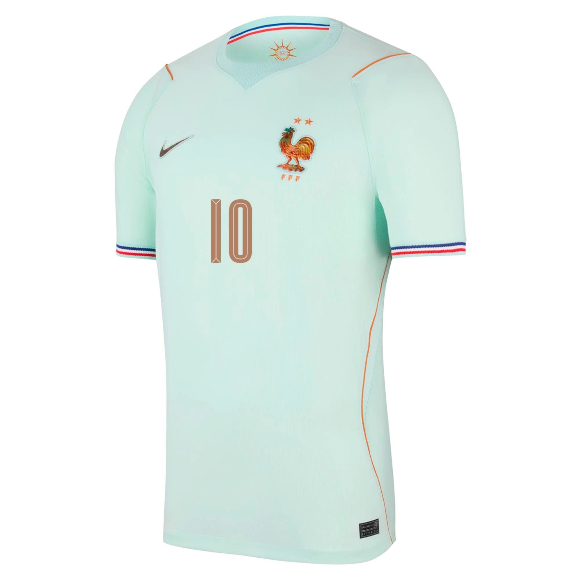 Kylian Mbappe Franciaország 2026/27-es idegenbeli labdarúgás, Jersey — view 2