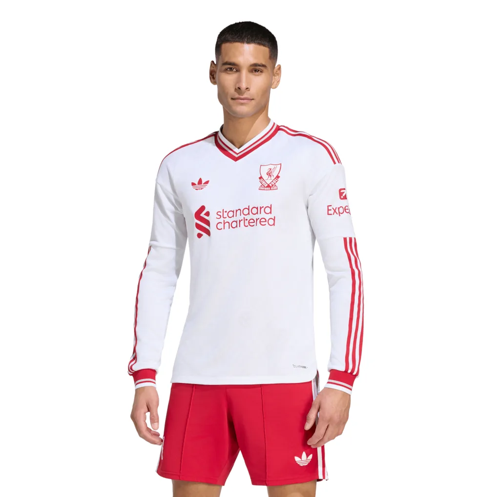 Liverpool Away Authentic Shirt 2026-27 - Long Sleeve Soccer Football Jersey