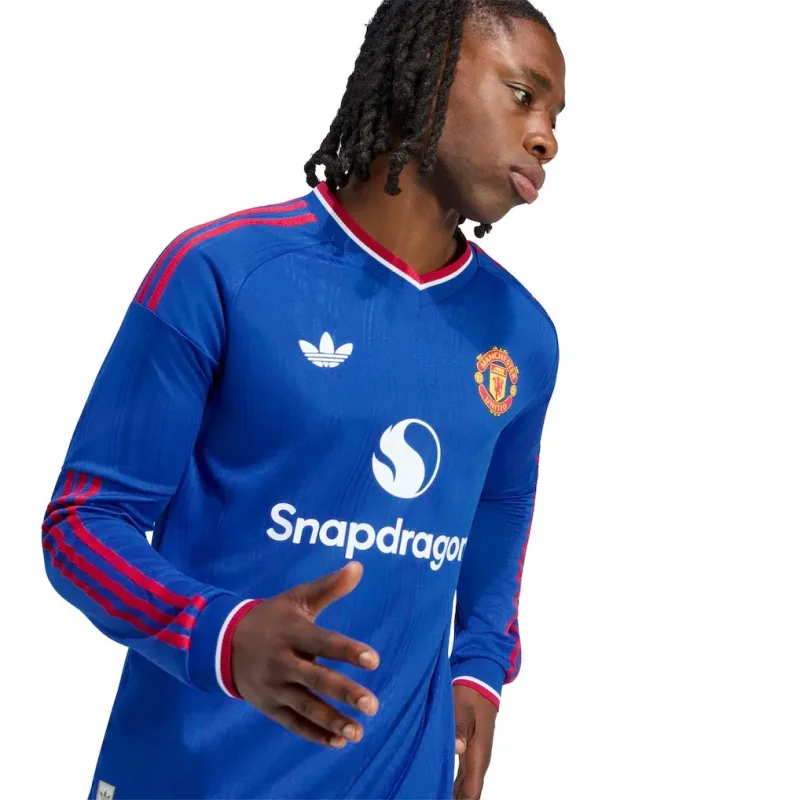 Manchester United Autentisk Borteskjorte 2026-27 - Langermet fotballdrakt — view 3