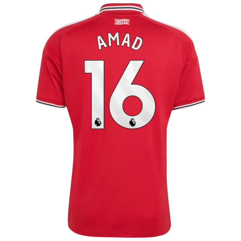 Camiseta Manchester United Local 2026-27 con estampado Amad 16 Camiseta de fútbol #16 — view 3