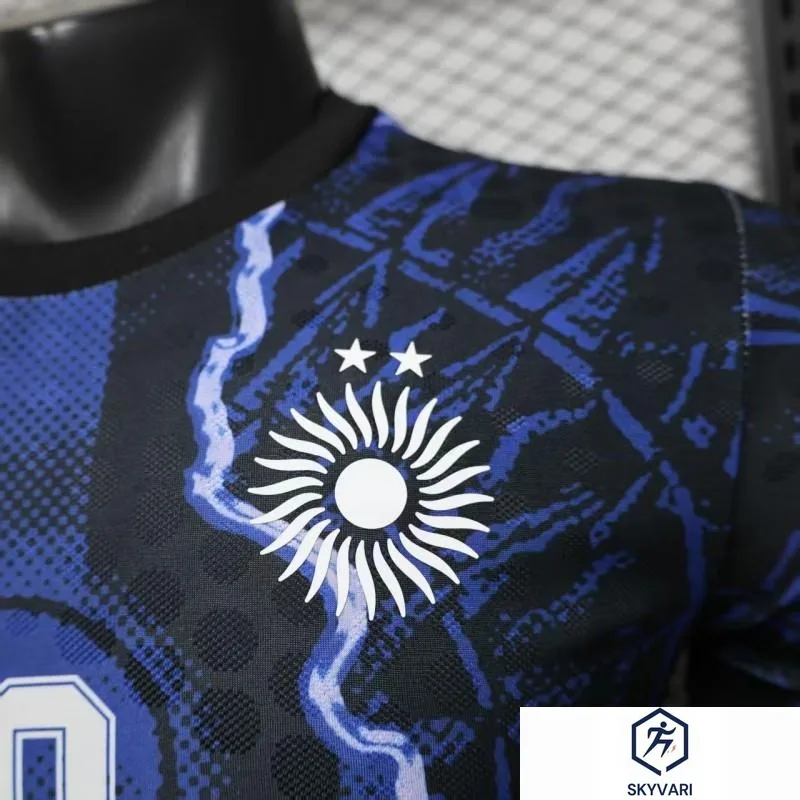 Hráčska verzia 2026 Argentína čierno-modrá špeciálna edícia dres — view 3