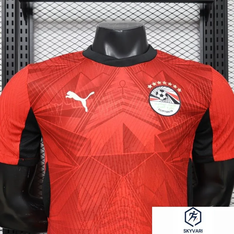 Version joueur 2026 Egypte Rouge Accueil Maillot — view 3