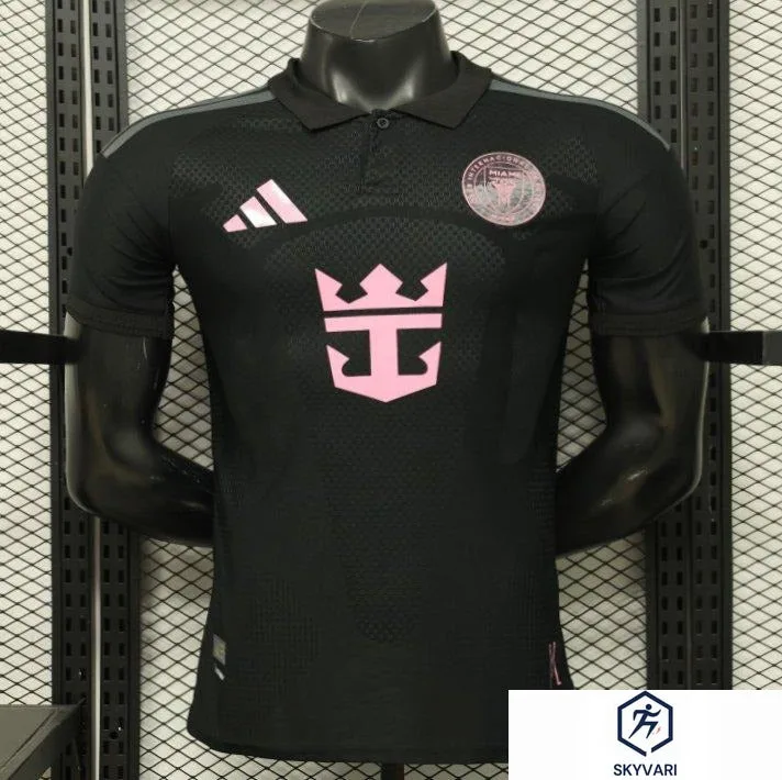 Player Version 2026 Inter Miami CF Black Away Jersey Soccer Football
