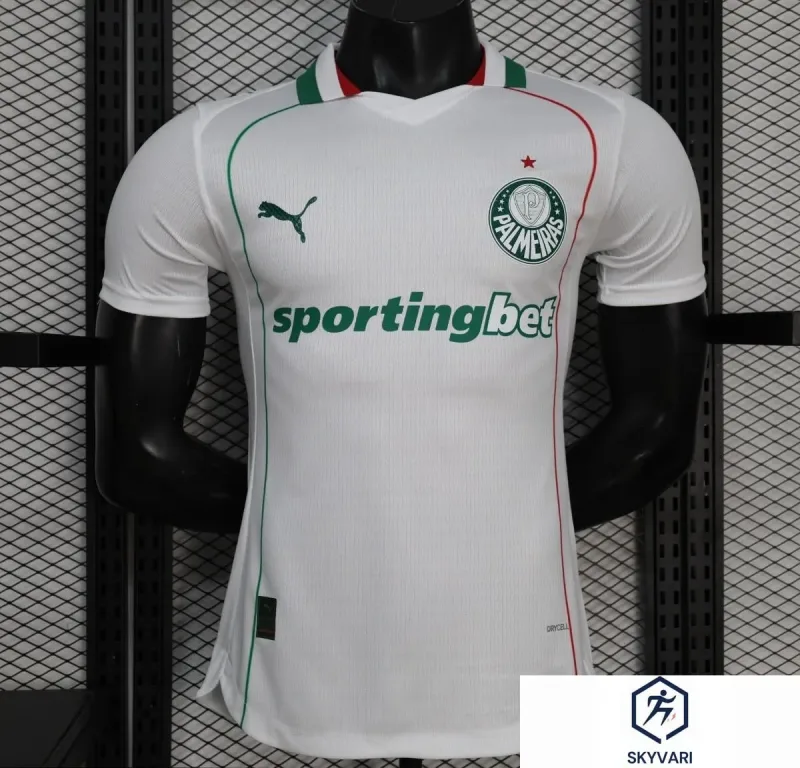 Player Version 26/27 Palmeiras Away White Jersey Soccer Football